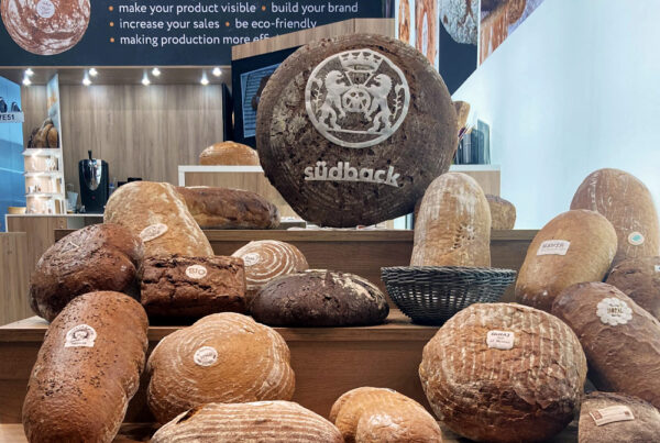 Essbare Brotmarken auf der südback