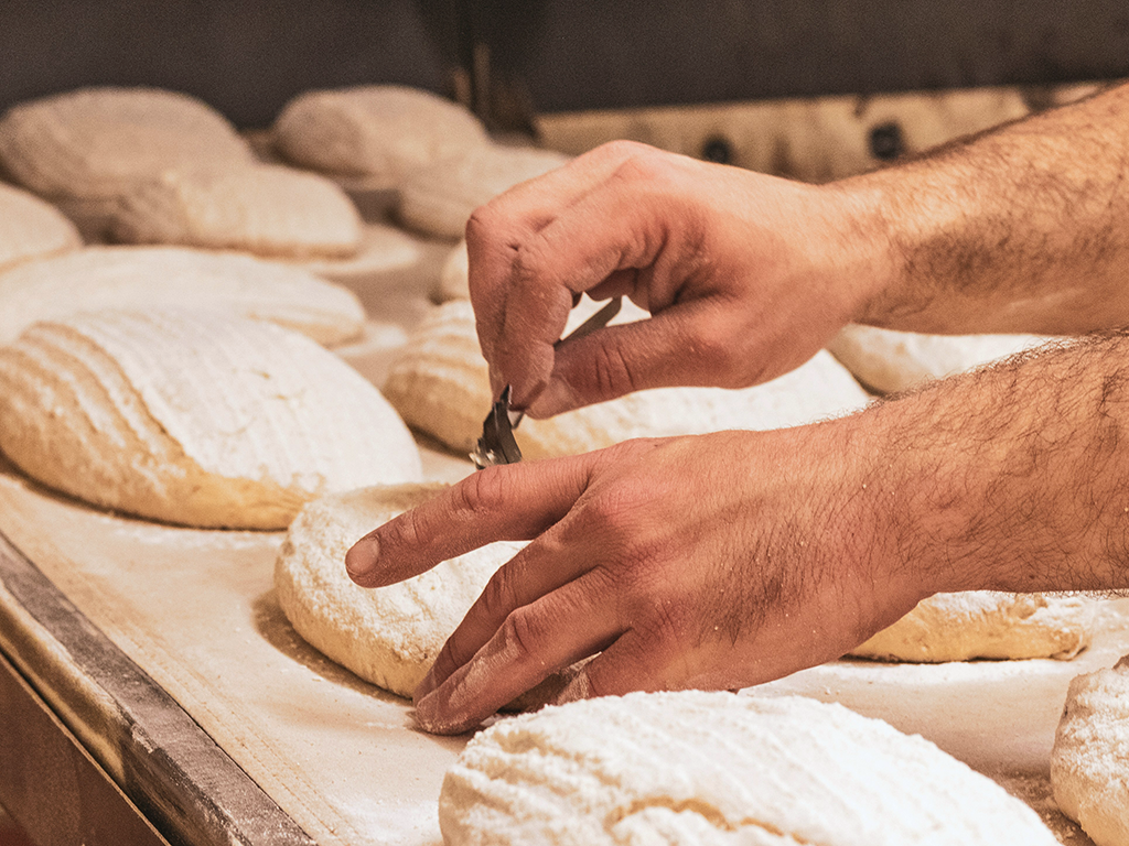 Brotrohlinge vor dem Backen