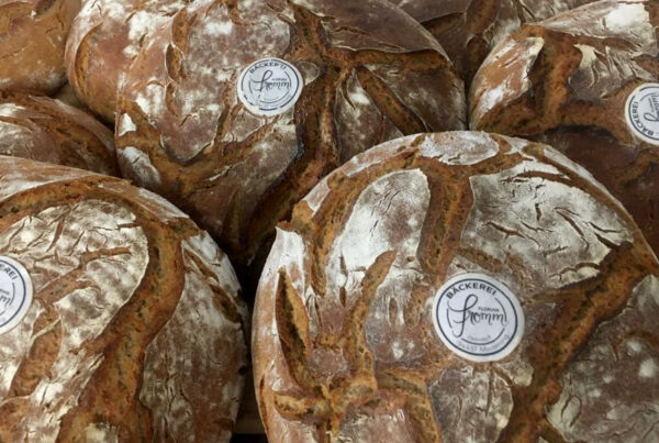 Brote mit essbaren Brotmarken
